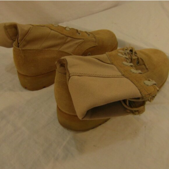 ALTAMA HOT WEATHER DESERT TAN sz8XW COMBAT MILITARY VIBRAM SOLES BOOTS NM 00217